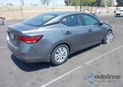 2024 Nissan Sentra S Xtronic Cvt z USA, uszkodzony, nr VIN 3N1AB8BV6RY233781